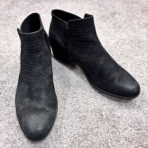 Rockport black booties Women's size 10